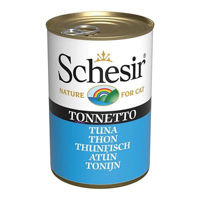 Корм Schesir Tuna Can вологий з тунцем у желе 140 гр 8005852270016 фото