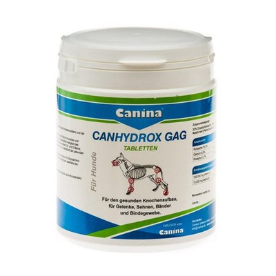 Вітаміни Canina PETVITAL Canhydrox GAG для відновлення кісток та суглобів у собак 360 табл 4027565123513 фото