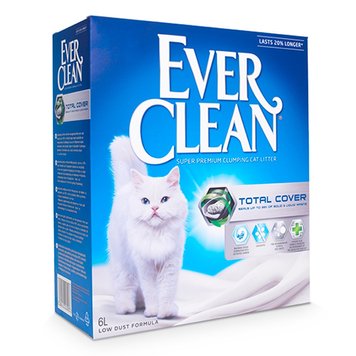 Ever Clean Total Cover бентонитовый наполнитель для кошачьего туалета с микрогранулами 6 л 5060412213097 фото