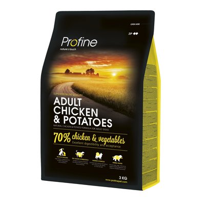 Корм Profine Dog Adult Chicken & Potatoes сухий з куркою та картоплею для дорослих собак 3 кг 8595602517442 фото
