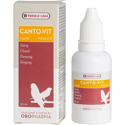 Вітаміни Versele-Laga Oropharma Canto-Vit Liquid для співу та підвищення фертильності у птахів 30 мл 5410340602027 фото