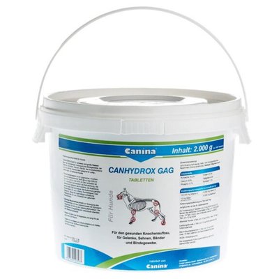 Витамины Canina PETVITAL Canhydrox GAG для восстановления костей и суставов у собак 1200 табл 4027565123537 фото