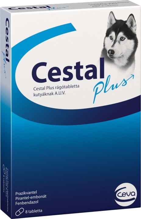 Фото - Інше для собак Ceva Таблетки від глистів для собак  Cestal Plus  8 табл (Цестал Плюс)