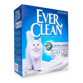 Ever Clean Total Cover бентонитовый наполнитель для кошачьего туалета с микрогранулами 10 л 5060412213080 фото