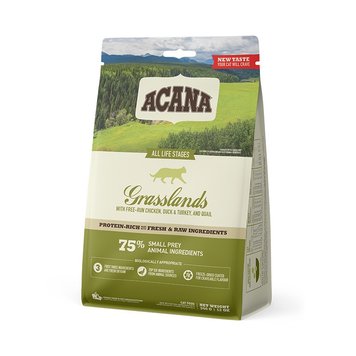 Acana Grasslands cat сухой корм с мясом и рыбой для котов всех возрастов 340 гр 0064992642341 фото