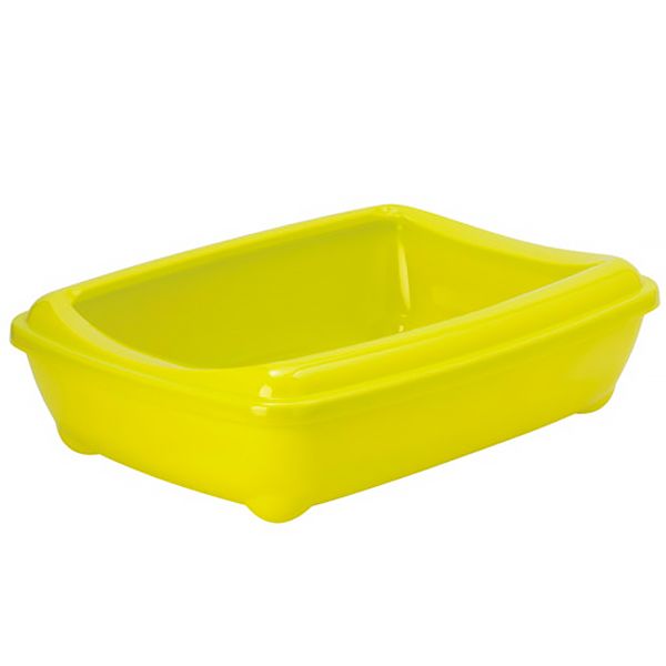 Moderna Arist-O-Tray туалет с бортиком для кошек, 57 см х 43 см х 16 см, желтый 5412087006946 фото