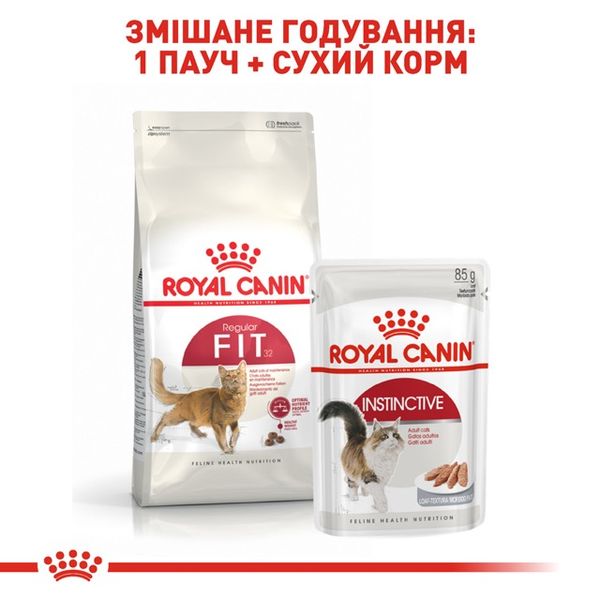 Royal Canin Fit 32 сухий корм для котів, що живуть у приміщенні 400 гр 3182550702157 фото