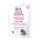 купить Brit Care Mini GF Yorkshire сухий корм беззерновий на основі м'яса лосося та тунця для собак породи йоркширський тер'єр 0.4 кг 8595602520206 фото