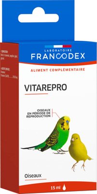 Вітаміни для птахів Francodex Vitarepro для підготовки до репродуктивного циклу 15 мл 3283021740453 фото