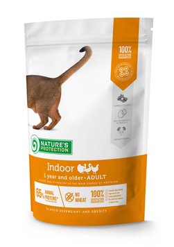 Nature's Protection Indoor сухий корм для котів мешкаючих у будинку 400 гр 189 грн фото