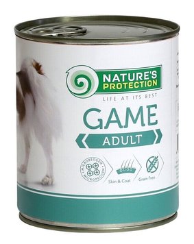 Nature's Protection Adult Game влажный корм с дичью для собак всех пород 400 гр KIK45093 фото