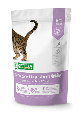 Корм Nature's Protection Sensitive Digestion сухий для котів із чутливим травленням 0.4 кг NPS45766 фото