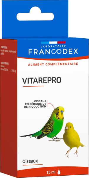 Francodex Vitarepro вітаміни для птахів для підготовки до репродуктивного циклу 15 мл 3283021740453 фото