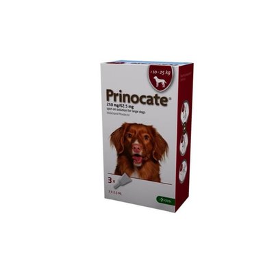 Капли от блох, клещей и глистов для собак весом 10-25 кг Принокат KRKA (Prinocate KRKA) 3838989720711 фото
