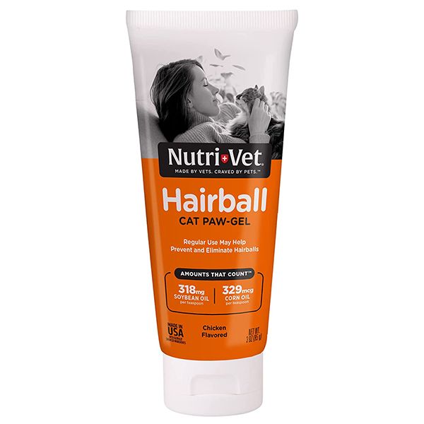 Nutri-Vet Hairball Paw-Gel for cats гель для выведения шерсти у кошек со вкусом курицы 89 мл 99850 фото