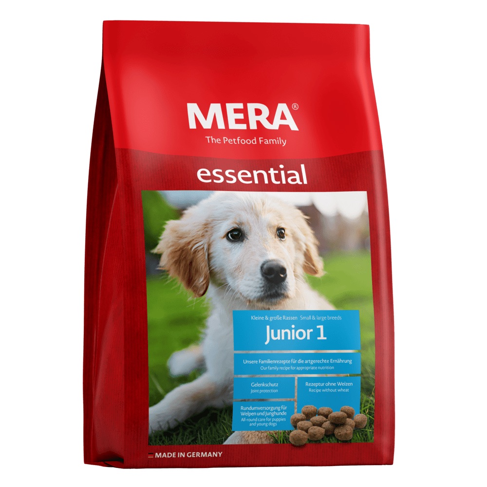 Фото - Корм для собак Mera Корм  Essential Junior 1 сухий з м'ясом птиці для щенят 1 кг 