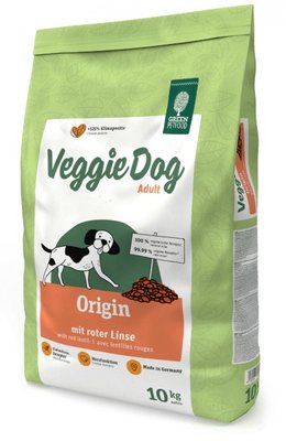 Корм Green Petfood VeggieDog Origin Adult сухий вегетаріанський для дорослих собак 10 кг 4032254747130 фото