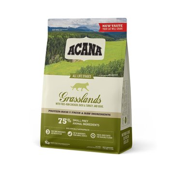 Acana Grasslands cat сухий корм з м'ясом та рибою для котів будь-якого віку 1.8 кг 0064992642181 фото