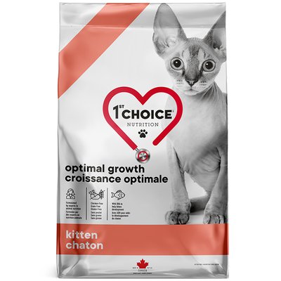 Корм 1st Choice Kitten Optimal Growth сухой с треской для котят 320 гр ФЧККР320 фото