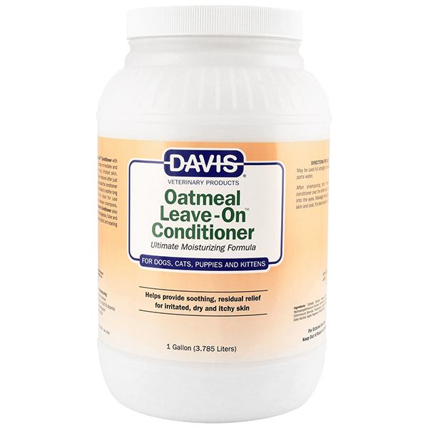 Davis Oatmeal Leave-On кондиционер для собак и кошек с овсяной мукой противозудный, 3.79 л OLOCG фото