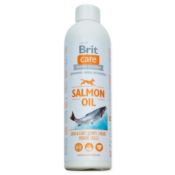 Brit Care Salmon Oil олія лосося для собак 250 мл 8594031442844 фото