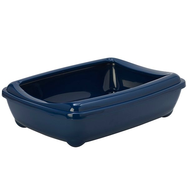 Moderna Arist-O-Tray туалет с бортиком для кошек, 57 см х 43 см х 16 см, синий 5412087007004 фото