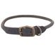 Coastal Circle-T Round Dog Collar ошейник кожаный для собак, 30 см х 0.8 см, серый 03213_SLG12 фото