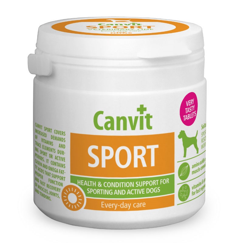 Фото - Інші зоотовари CANVIT Вітаміни Сanvit Sport for dogs для здоров'я активних собак 100 гр 