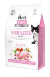 купить Brit Care Cat Grain Free Sterilized Sensitive сухий корм з кроликом для стерилізованих кішок з чутливим травленням 400 гр 8595602540778 фото