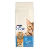 купить Cat Chow 3in1 сухой корм для котов с индейкой 1.5 кг 7613034155139 фото