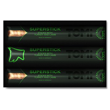 TOMi Sticks Dog Turkey & Lamb ласощі для собак з індичкою та ягнятком 3 шт х 10 гр 4003024180150 фото