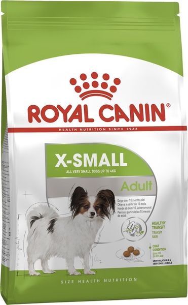 Royal Canin X-Small Adult сухой корм для взрослых собак мелких пород 0.5 кг 3182550793704 фото