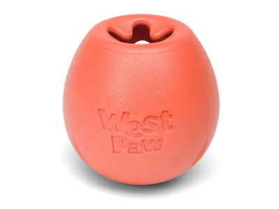 Іграшка для собак West Paw Rumbl помаранчева, 10 см 0747473763895 фото