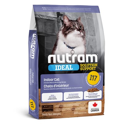 Корм Nutram I17 Ideal Solution Support Indoor Cat сухий для дорослих котів що живуть у приміщенні 20 кг 2000000006239 фото