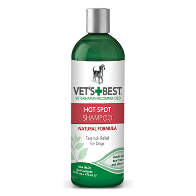 Шампунь проти свербіння і подразнень для собак Vet's Best Hot Spot Shampoo 470 мл 0031658100101 фото
