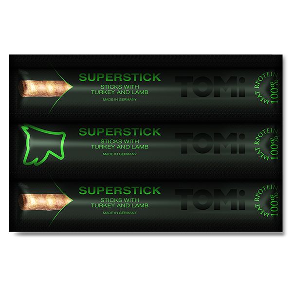 TOMi Sticks Dog Turkey & Lamb лакомство для собак с индейкой и ягненком 3 шт х 10 гр 4003024180150 фото