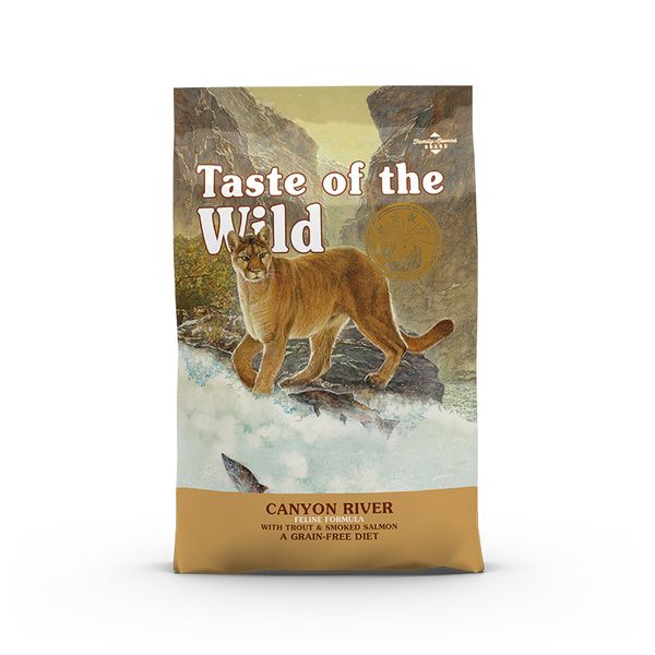 Taste of the Wild Canyon River Feline Formula сухий корм з фореллю та копченим лососем для котів усіх вікових груп 2 кг 0074198612383 фото