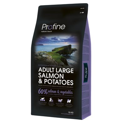 Корм Profine Dog Adult Large Breed Salmon & Potatoes сухий з лососем та картоплею для дорослих собак великих порід 15 кг 8595602517619 фото