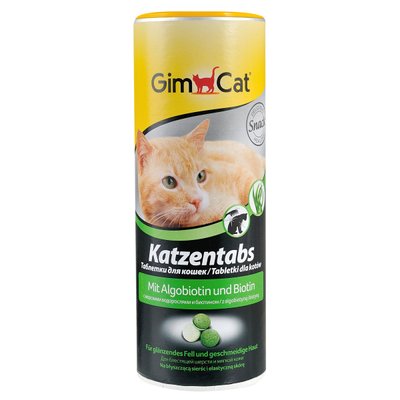 Лакомства GimCat Katzentabs витаминизированные для кошек с алгобиотином 425 гр 4002064409139 фото