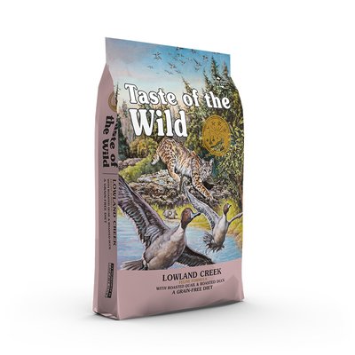 Корм Taste of the Wild Lowland Creek Feline Formula сухий з качкою та смаженою перепілкою для котів усіх вікових груп 2 кг 0074198614424 фото