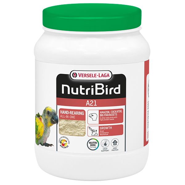 Versele-Laga NutriBird A21 молоко для вигодовування пташенят середніх та малих папуг 800 гр 5410340221747 фото