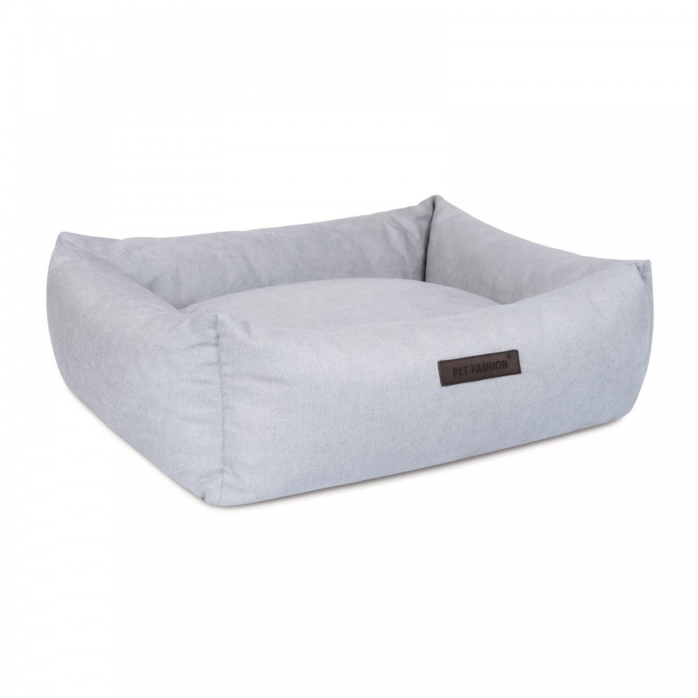 Photos - Cat Bed / House Pet Fashion Лежак для собак  Bond 60 см х 50 см х 18 см, сірий 