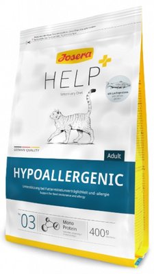 Корм Josera Help VD Hypoallergenic Cat сухий для котів з харчовою алергією 0.4 кг 4032254768449 фото