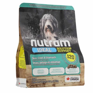 Nutram I20 Ideal Solution Support Sensitive Skin, Coat & Stomach Dog сухой корм для собак с чувствительным пищеварением и проблемами кожи 0.34 кг 067714100129 фото