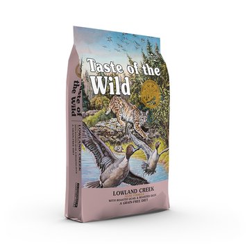 Taste of the Wild Lowland Creek Feline Formula сухой корм с уткой и жареной перепелкой для кошек всех возрастов 6.6 кг 0074198614431 фото