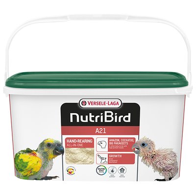 Молоко для вскармливания птенцов средних и малых попугаев Versele-Laga NutriBird A21 3 кг 5410340221754 фото