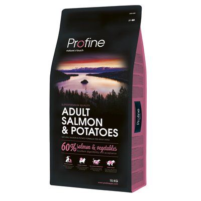 Корм Profine Dog Adult Salmon & Potatoes сухий з лососем та картоплею для дорослих собак 15 кг 8595602517572 фото
