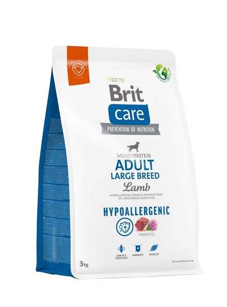 Brit Care Adult Large Breed Lamb сухой корм с ягненком для взрослых собак крупных пород 3 кг 8595602559084 фото