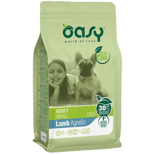 OASY LIFESTAGE Dog Adult Small сухой корм с ягненком для собак мелких пород 1 кг 410 грн фото