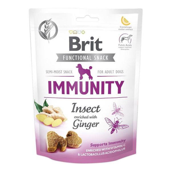 Brit Care Dog Snack Immunity ласощі для собак для зміцнення імунітету 150 гр 8595602539970 фото